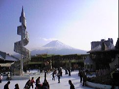 スケーリンクから見た富士山